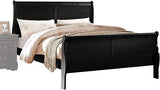 Louis Philippe Queen Bed in Black 23730Q