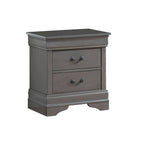 Gray Louis Philippe Nightstand (1 Piece)