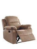 Cozy Brown Microfiber Recliner Chair by Lissie Lou