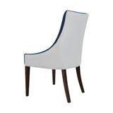 Elegant Navy Blue Jackson Upholstered Dining Chair