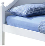 Farah Bunk Bed (Twin/Full) in Oak & White by Lissie Lou