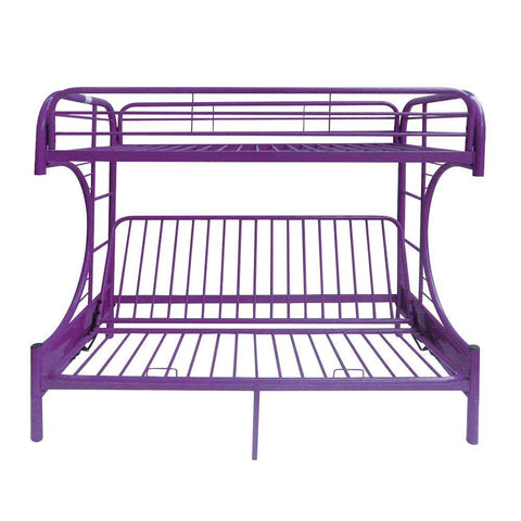 ACME Eclipse Bunk Bed (Twin/Full/Futon) in Purple 02091PU- Online Orders Only