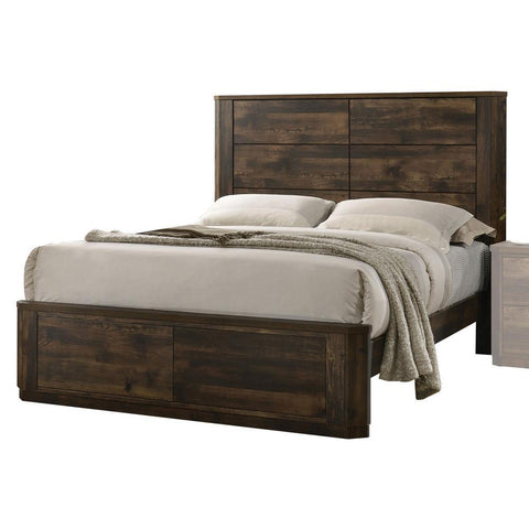 Elettra Queen Bed, Rustic Walnut by Lissie Lou